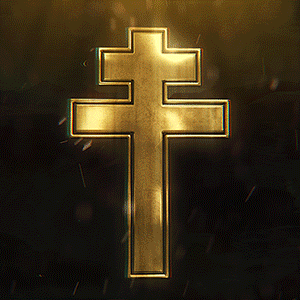 Dark Paradise hareketli altın logo
